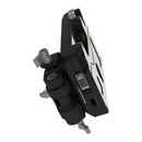 Kondor Blue Pro Gold Mount Battery Plate with Swiveling Rod Block (Raven Black)