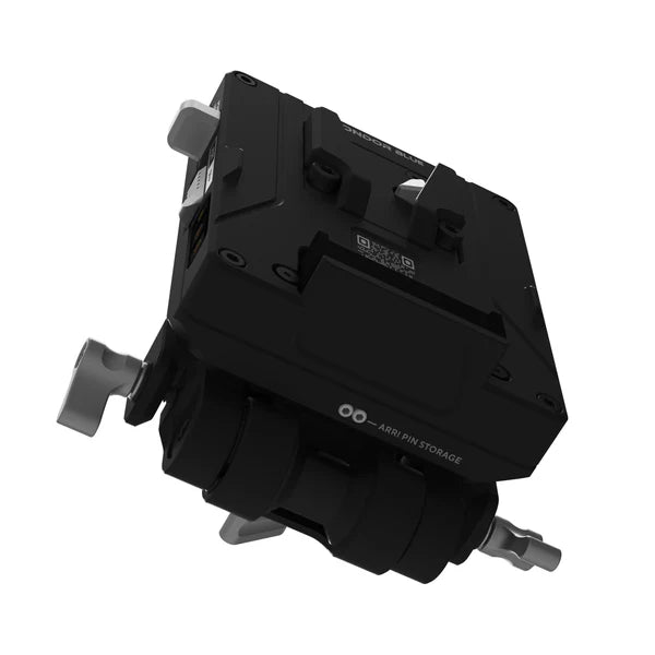 Kondor Blue Pro V-Mount Battery Plate with Swiveling Rod Block (Raven Black)