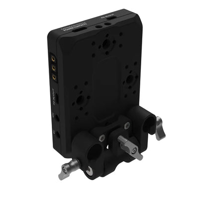 Kondor Blue Pro V-Mount Battery Plate with Swiveling Rod Block (Raven Black)