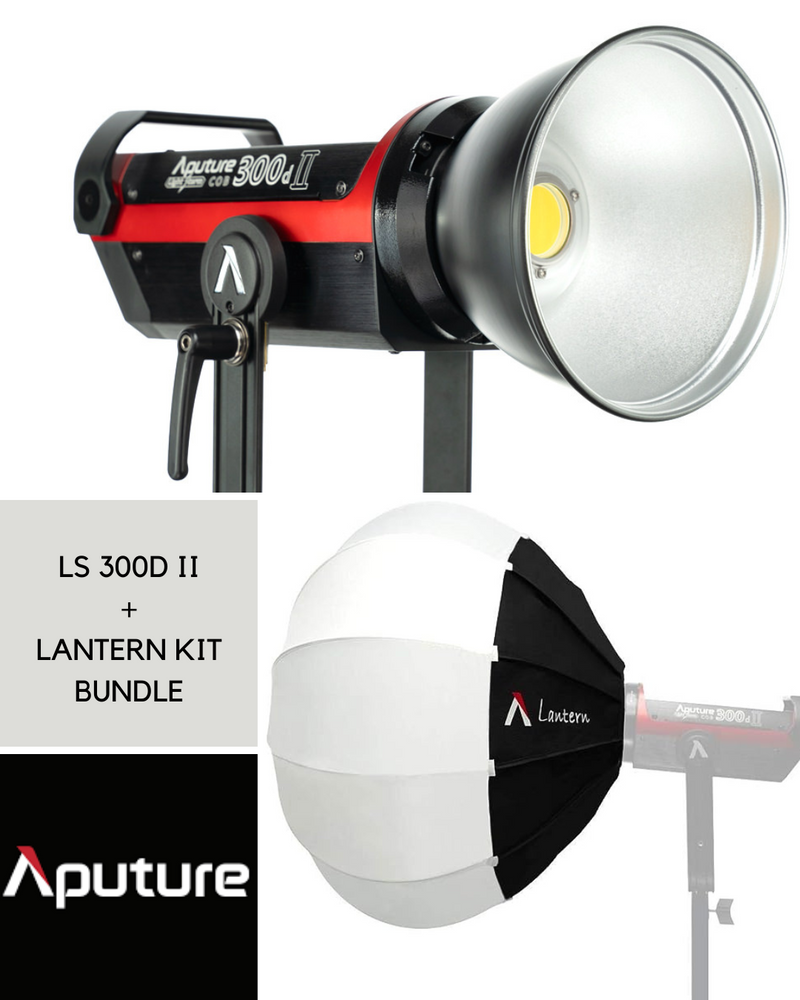 (BUNDLE) Aputure LS 300D II - V + Lantern Combo