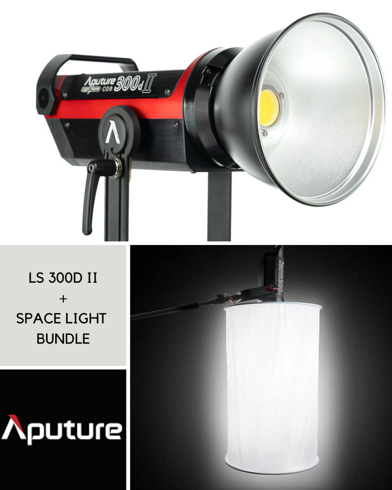 (BUNDLE) Aputure LS 300D II - V + Space Light Combo