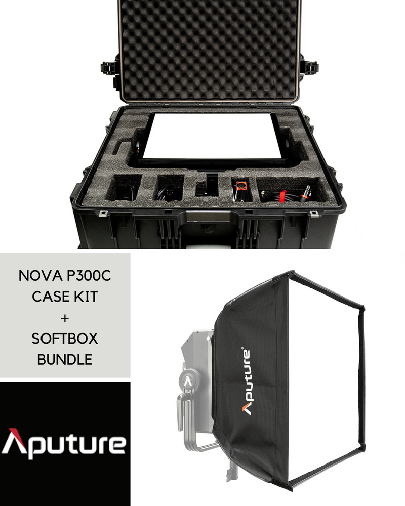 (BUNDLE) Aputure Nova P300c Case Kit + Softbox