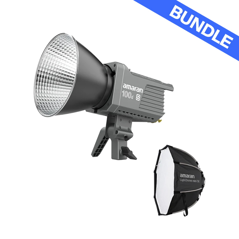 Amaran 100d S + Light Dome Mini SE Bundle