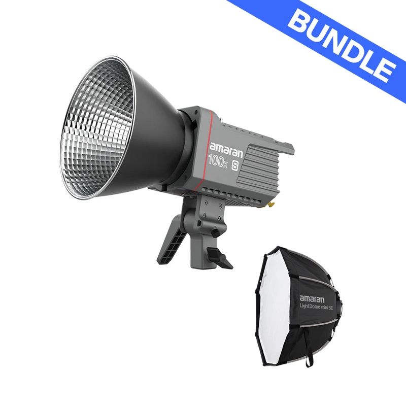 Amaran 100x S + Light Dome Mini SE Bundle