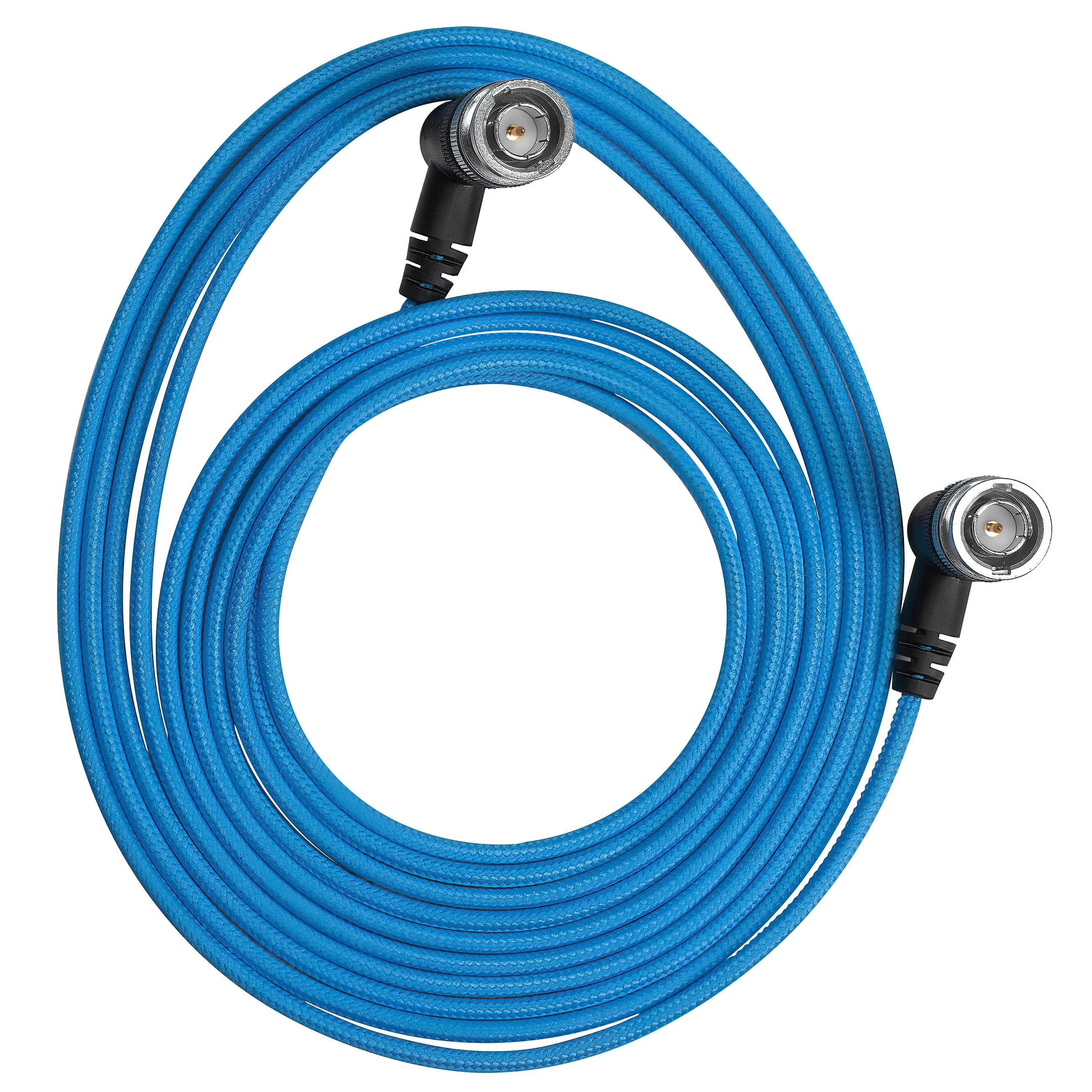 Kondor Blue Ultra Thin 6G SDI Video Cable Right Angle BNC (25ft)