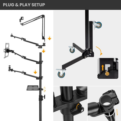 FPS 5-in-1 Mobile Studio Stand