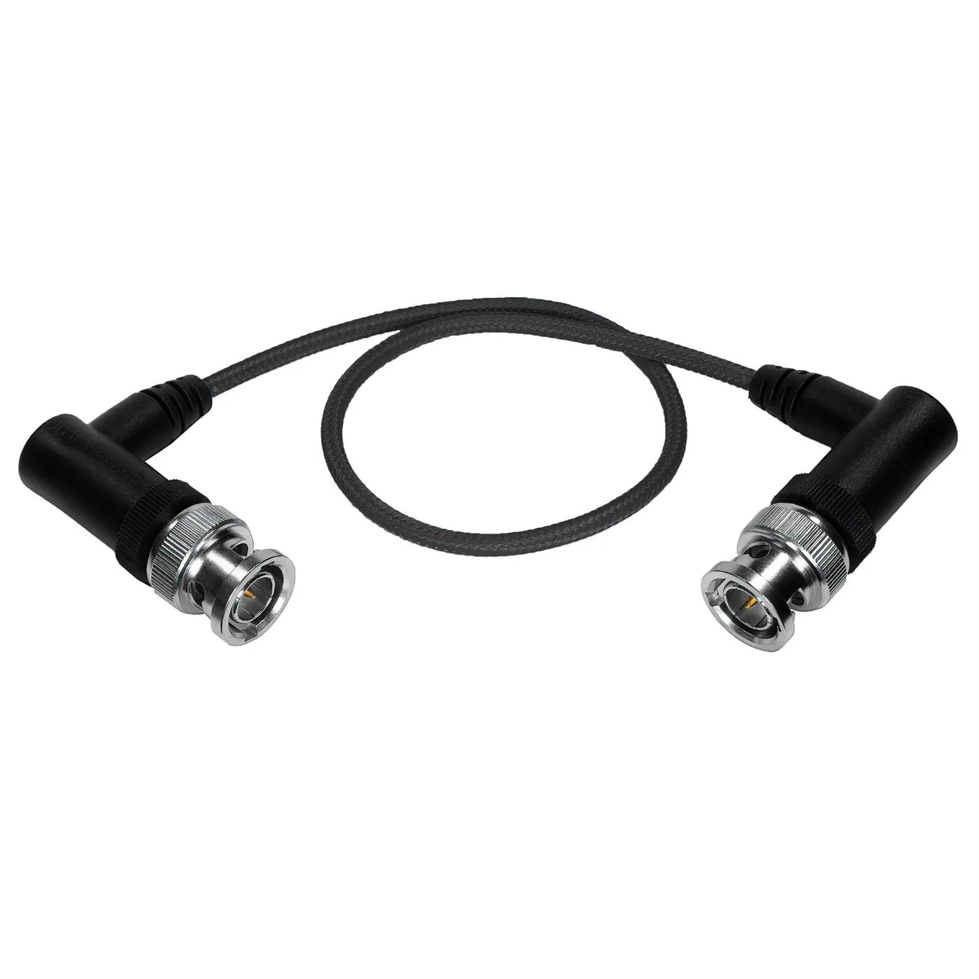 Kondor Blue Kondor Blue Ultra Thin 3G SDI Video Cable Right Angle BNC (16") (Raven Black) - Film Gear Canada