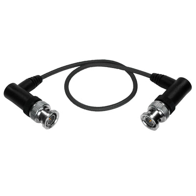 Kondor Blue Kondor Blue Ultra Thin 3G SDI Video Cable Right Angle BNC (16") (Raven Black) - Film Gear Canada