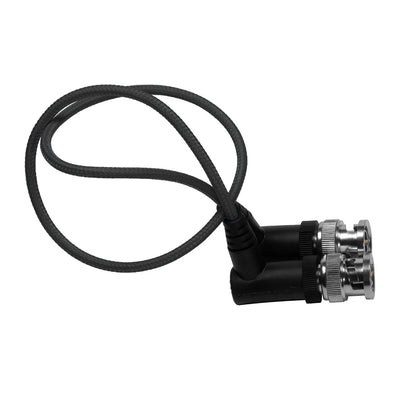 Kondor Blue Kondor Blue Ultra Thin 3G SDI Video Cable Right Angle BNC (16") (Raven Black) - Film Gear Canada