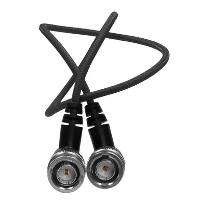 Kondor Blue Kondor Blue Ultra Thin 3G SDI Video Cable Right Angle BNC (16") (Raven Black) - Film Gear Canada