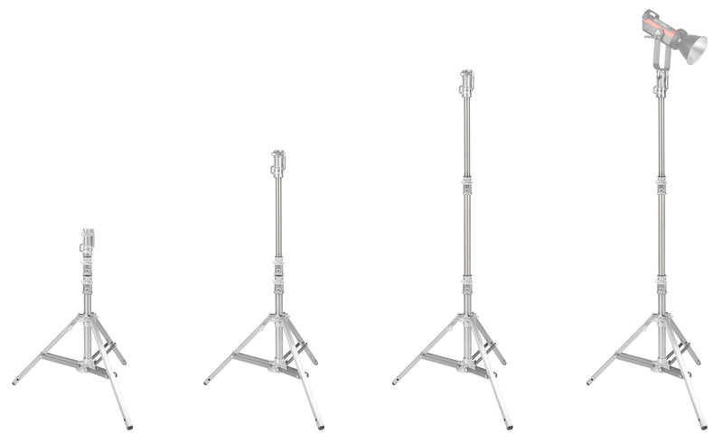 FPS Lowboy Steel Stand with Leveling Leg and Combo Head (1.94m / 6.4')
