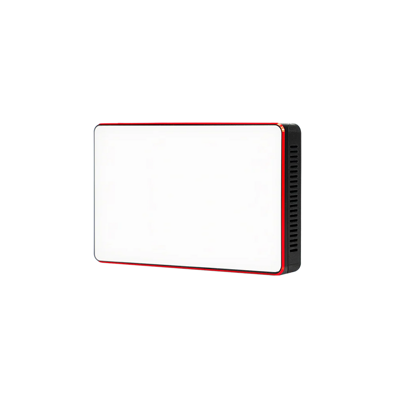 Original Aputure MC RGBWW pocket light, front view on a black background