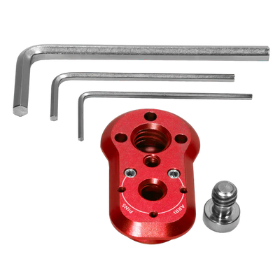 Kondor Blue Kondor Blue Mini Lock Quick Release Plates for Professional Camera Workflows (Cardinal Red) - Film Gear Canada