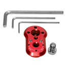 Kondor Blue Mini Lock Quick Release Plates for Professional Camera Workflows (Cardinal Red)