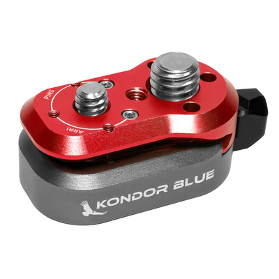 Kondor Blue Kondor Blue Mini Lock Quick Release Plates for Professional Camera Workflows (Cardinal Red) - Film Gear Canada