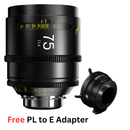 DZOFilm Arles 75mm T1.4 FF/VV Prime Cine Lens (ARRI PL)