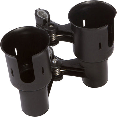 RoboCup Clamp-On Dual Cup Holder (Black)