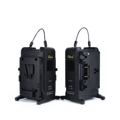 Rolux Compact V-Mount Dual Channel Pro Battery Charger