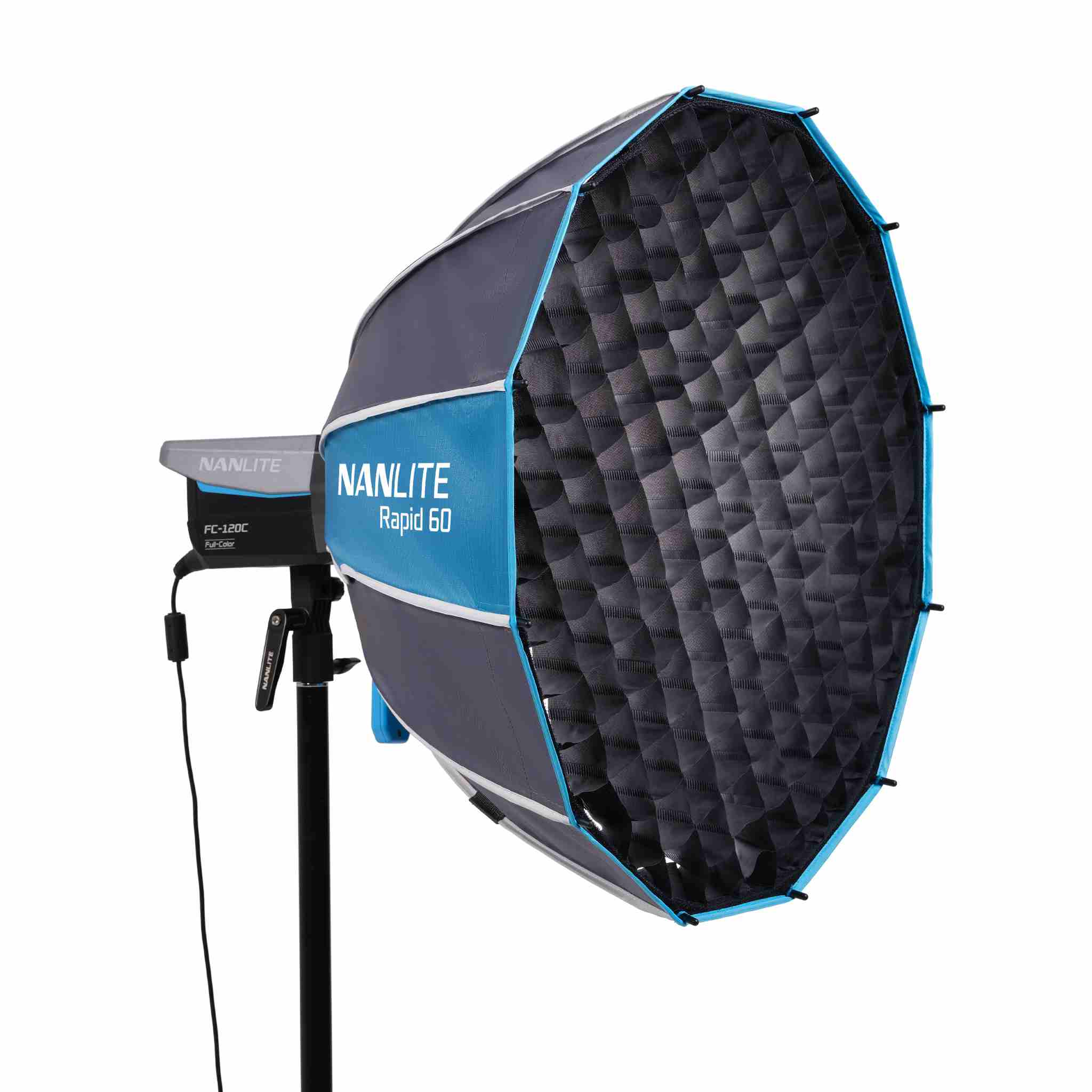 Nanlite Rapid 60 FM Mount Softbox with Grid official product image 1