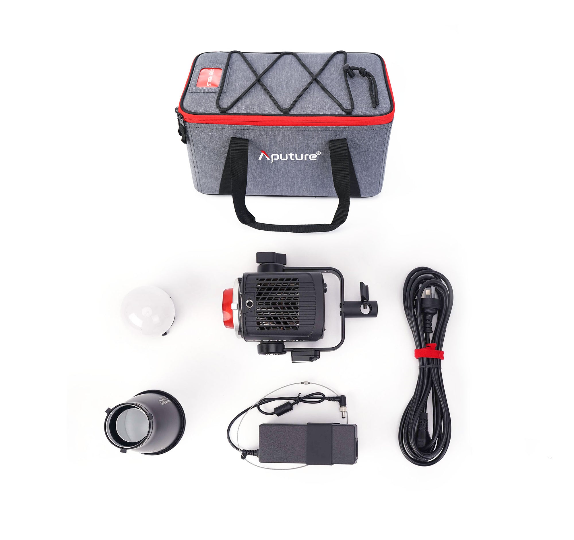 Aputure STORM 80c 3-Light Kit in hard-shell rolling case