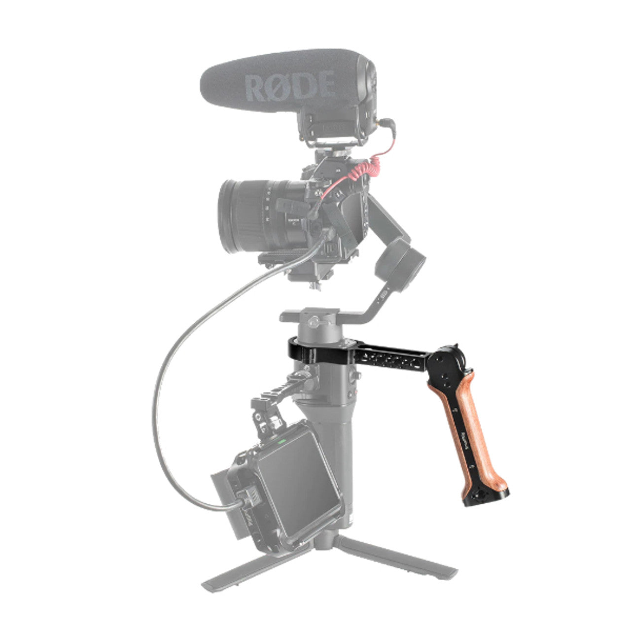 SMALLRIG Adjustable Wooden Handle Hand Grip for DJI Ronin SC Gimbal – BSS2413