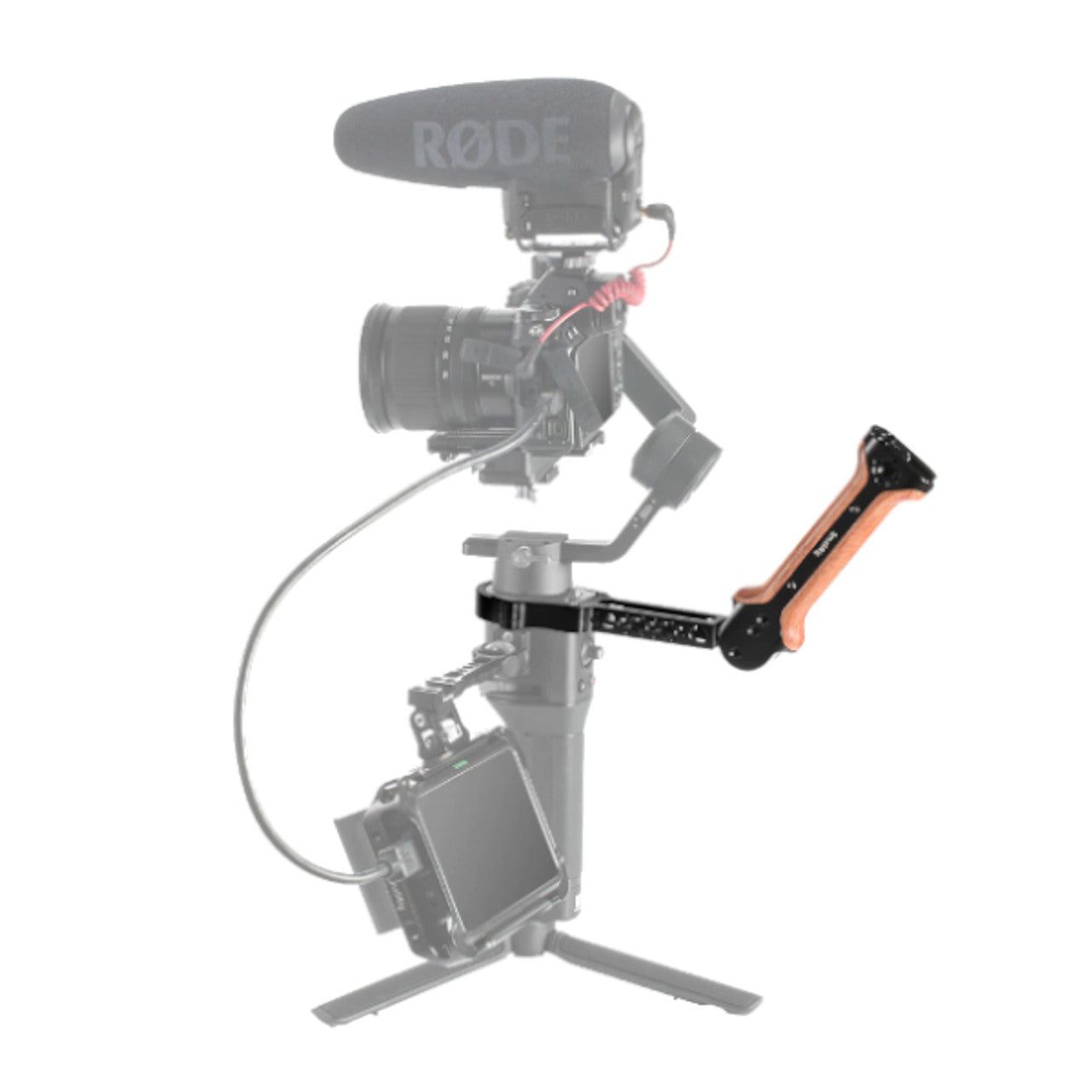 SMALLRIG Adjustable Wooden Handle Hand Grip for DJI Ronin SC Gimbal – BSS2413
