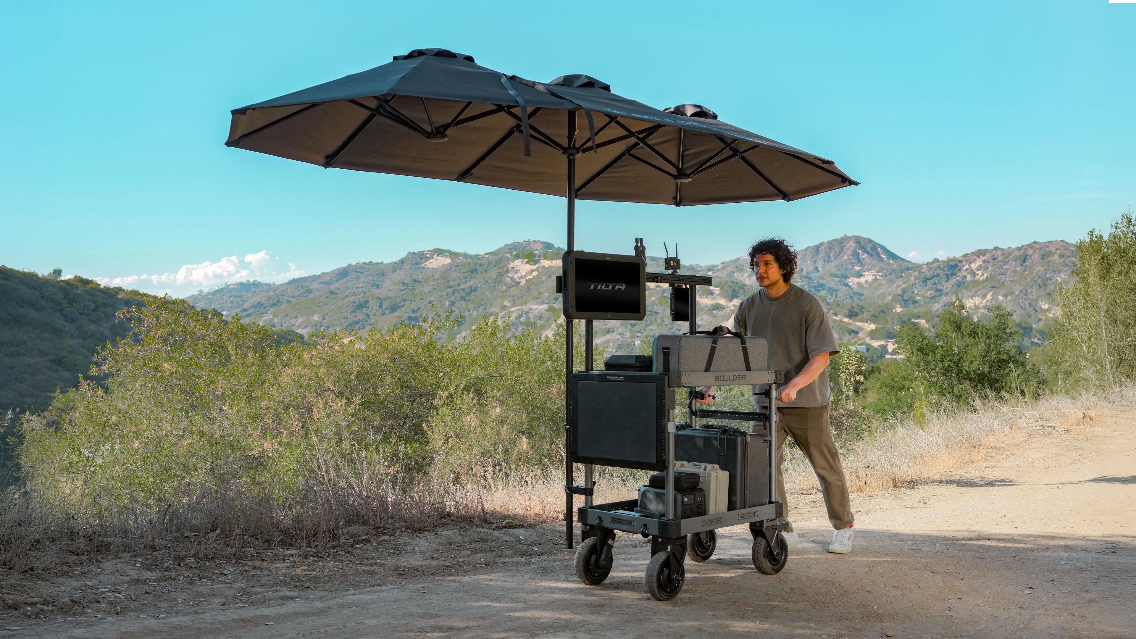 Tilta Tilta Extended Umbrella Kit for Boulder Camera Cart (Black) - Film Gear Canada