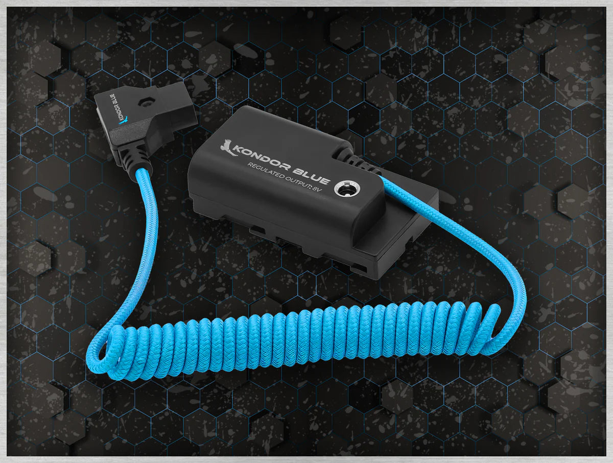 Kondor Blue D-Tap to Sony L-Series NPF Dummy Battery Cable (Kondor Blue)