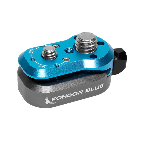 Kondor Blue Kondor Blue Mini Lock Quick Release Plates for Professional Camera Workflows (Kondor Blue) - Film Gear Canada