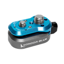 Kondor Blue Mini Lock Quick Release Plates for Professional Camera Workflows (Kondor Blue)