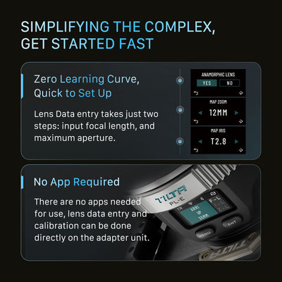 Nucleus Auto Focus Adapter (E to PL) Dual Nano II Motor Kit