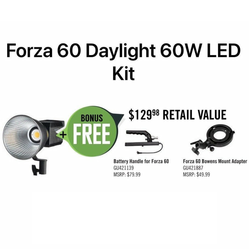 Nanlite Forza 60 Daylight LED Value Kit