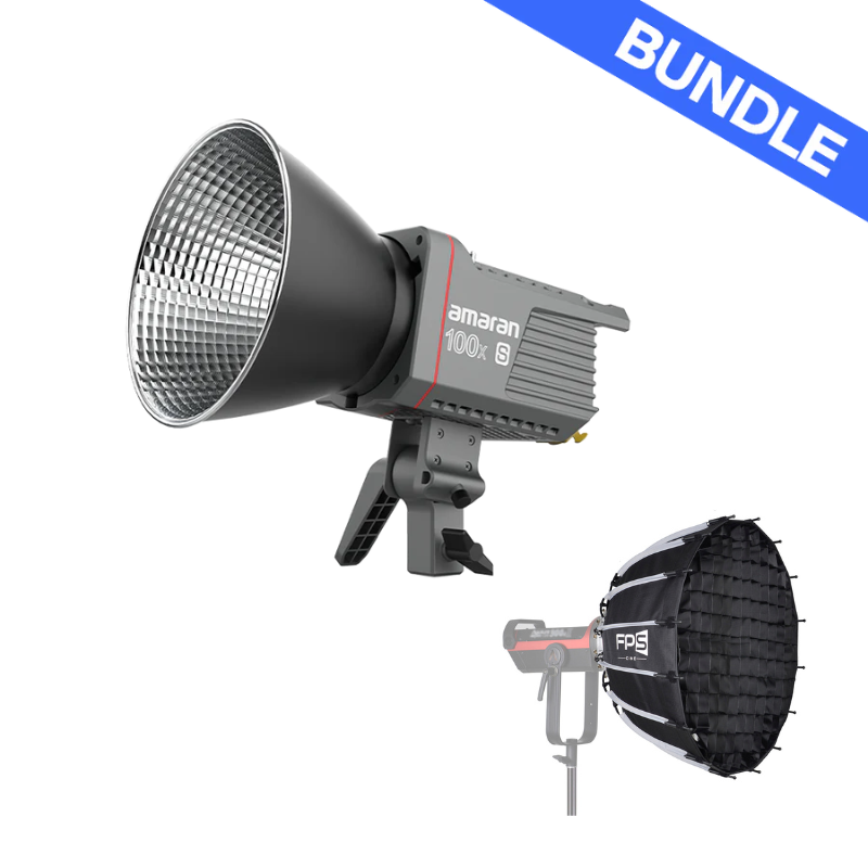 Amaran 100x S + FPS P55 Parabolic Softbox Bundle