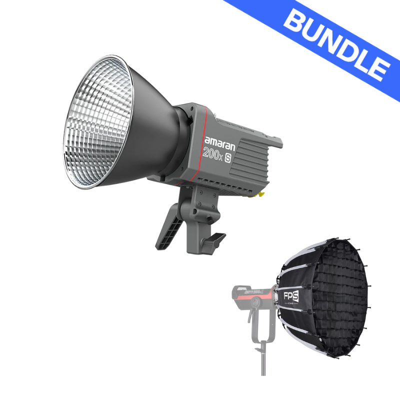 Amaran 200x S + FPS P55 Parabolic Softbox Bundle