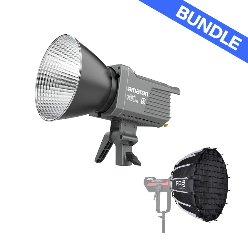 Amaran 100d S + FPS P55 Parabolic Softbox Bundle