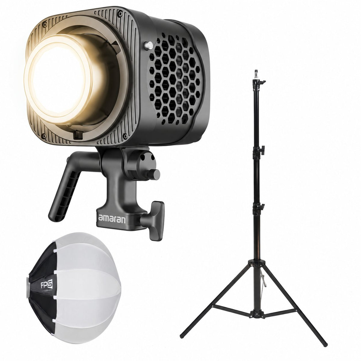 Amaran Halo 200x Starter Lighting Kit, Soft Light: Halo 200x, FPS L65 lantern and 7 ft stand