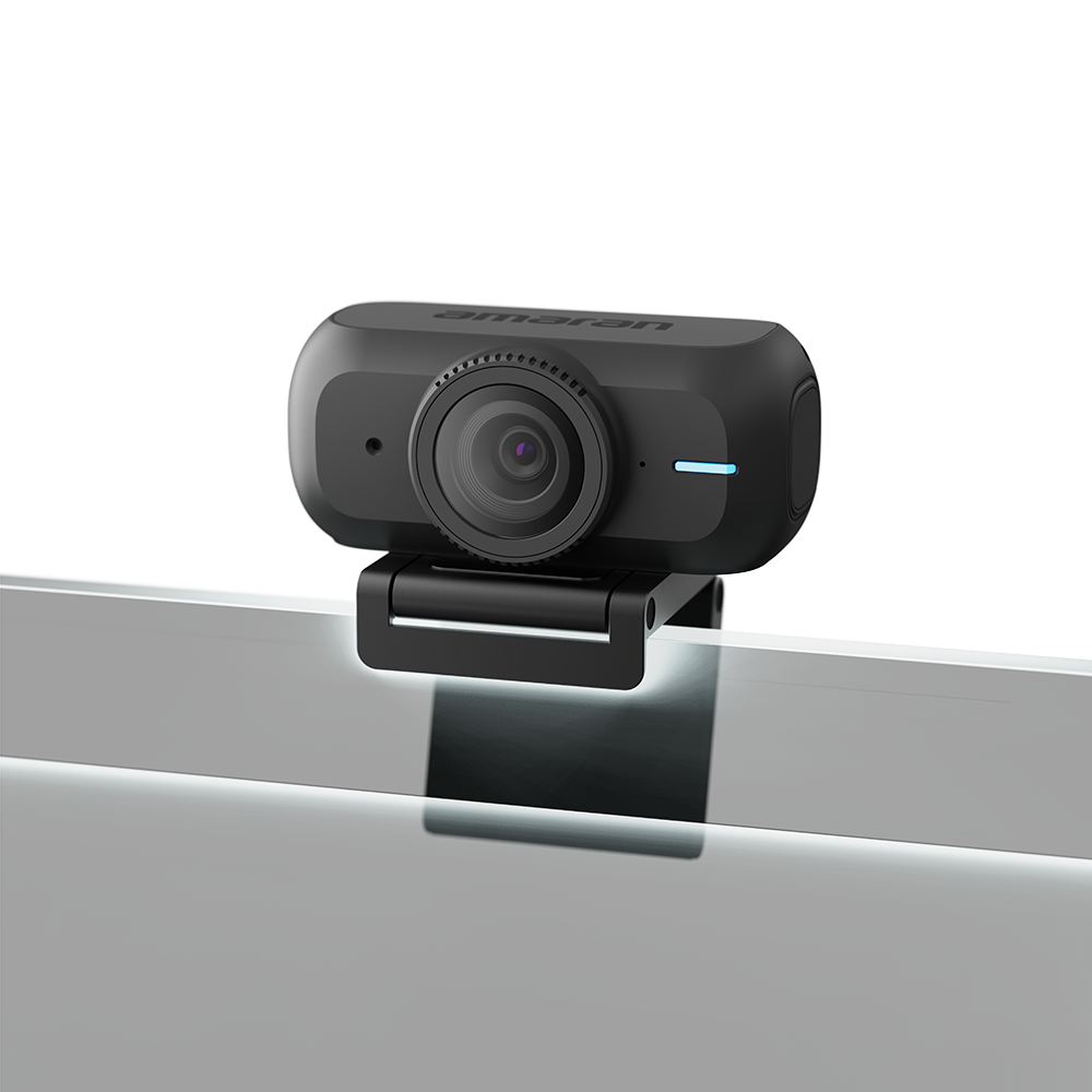 amaran Cam 4K60 webcam with Auto Lighting, Charcoal