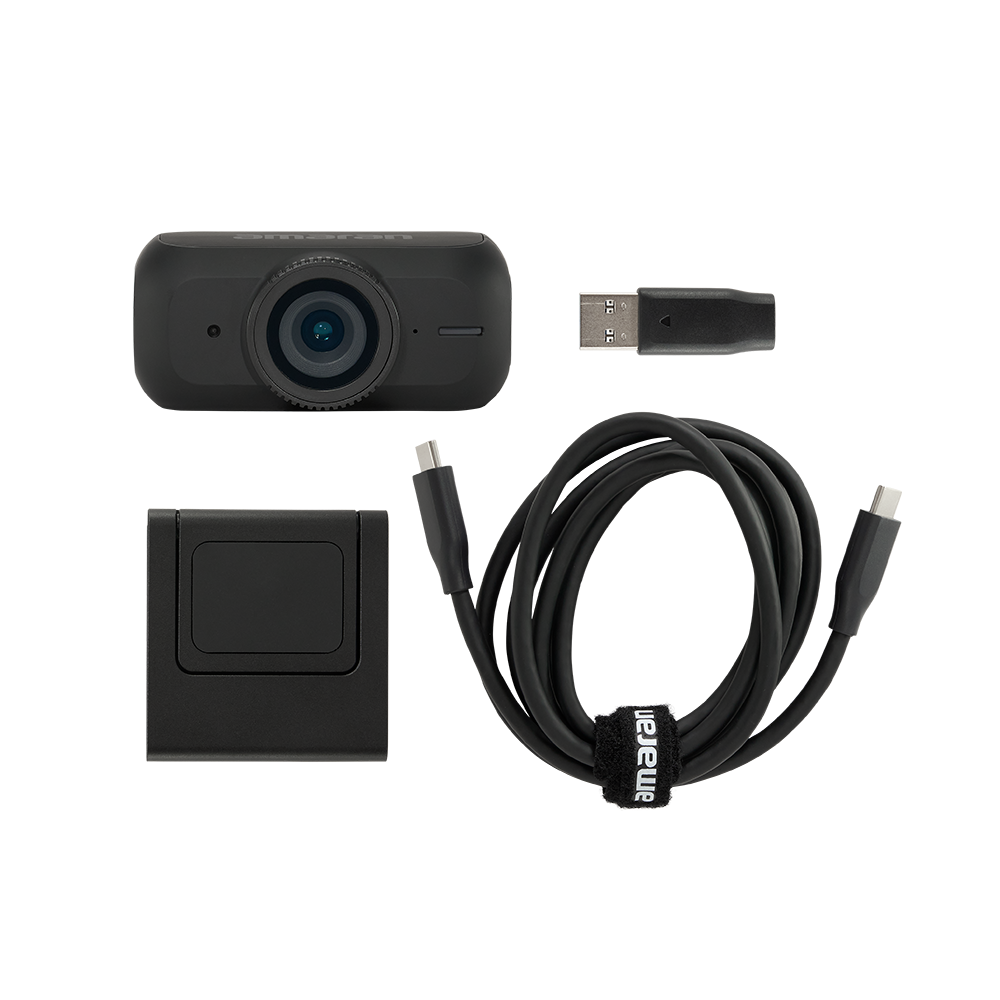 amaran Cam 4K60 webcam with Auto Lighting, Charcoal