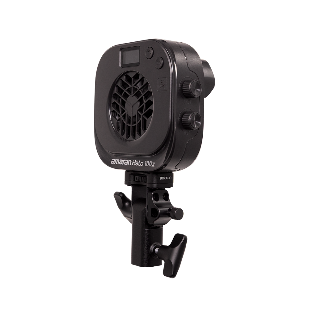 amaran Halo 100x complete light, rear three-quarter view