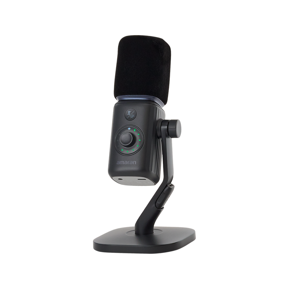 amaran Cam Streaming Starter Bundle (Charcoal) with amaran Cam, Verge light, Mic and desk stand