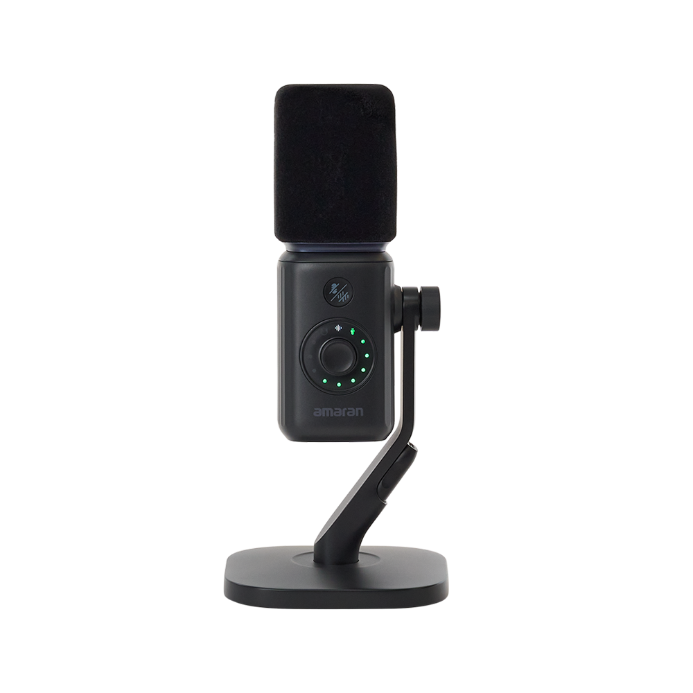 amaran Cam Streaming Starter Bundle (Charcoal) with amaran Cam, Verge light, Mic and desk stand