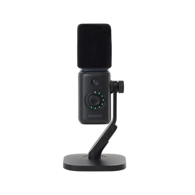amaran Cam Streaming Starter Bundle (Charcoal) with amaran Cam, Verge light, Mic and desk stand