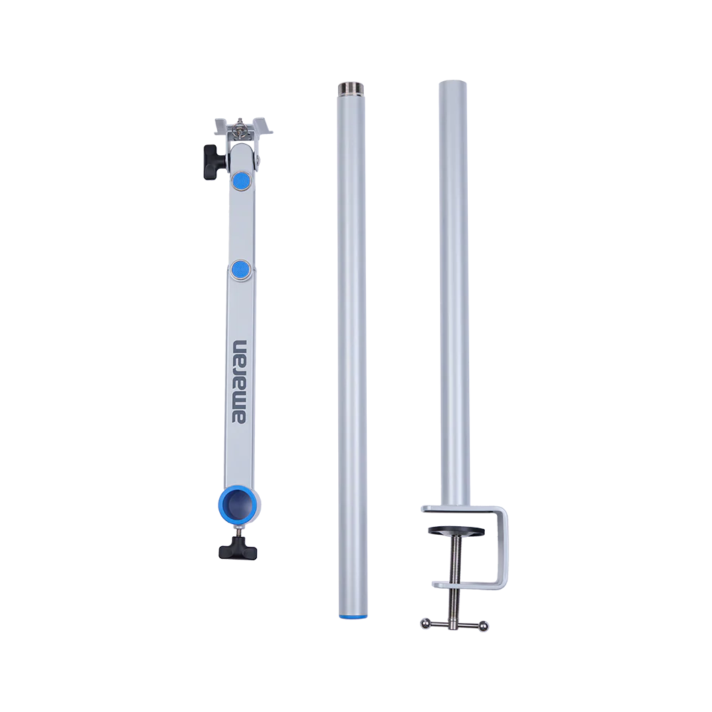 Amaran Verge Desk Clamp Stand, Silver