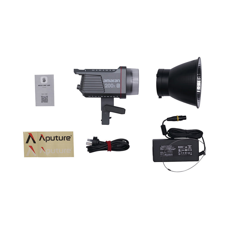 (BUNDLE) Amaran 200X-S Bi-Color 200W COB LED Video Light + Light Dome II Kit