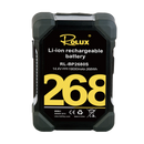 Rolux 268Wh 14v Heavy Duty V-Mount Battery FREE Dual Charger