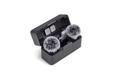DJI Mic Mini 2 (2 TX + 1 Mobile RX + Charging Case) charging case kit view 2 - Filmgear Canada