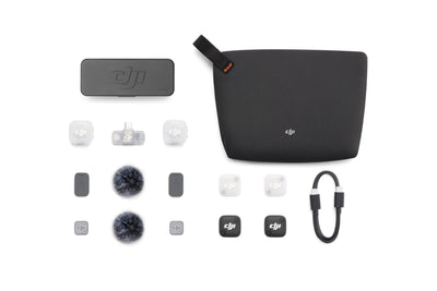 DJI Mic Mini 2 (2 TX + 1 Mobile RX + Charging Case) charging case kit view 5 - Filmgear Canada