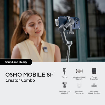 DJI Osmo Mobile 8P Creator Combo Mic Mini 2 accessories