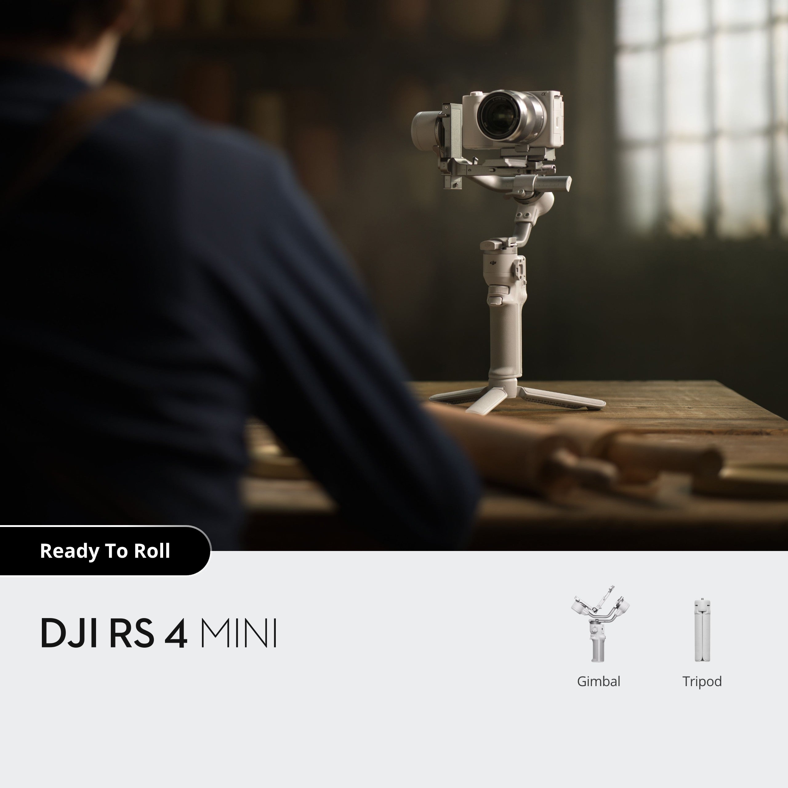 dji rs 4 mini compact mirrorless camera gimbal | Filmgear Canada