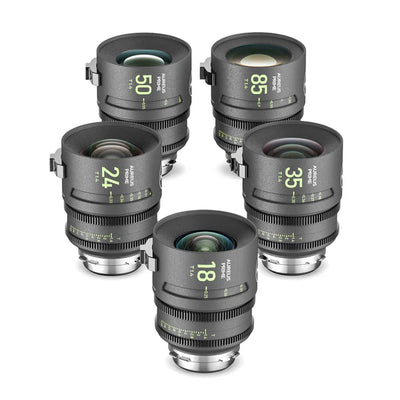 NiSi Aureus Prime Full-Frame Cine Lens 5-Lens Set (PL-mount)